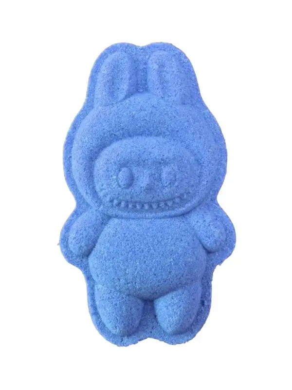 Бомбочка для ванн формовая, синяя, 80 г