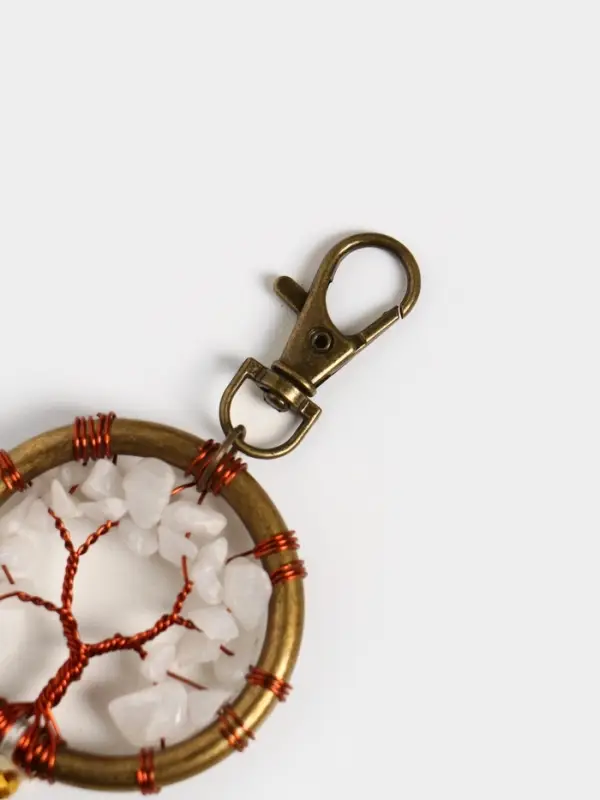 Брелок ловец снов Брелок ловец снов "Великое древо" 19 см, цв. белый