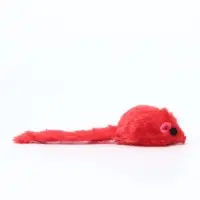 Игрушка для кошек "Мышь малая" цветная, 5 см, красная