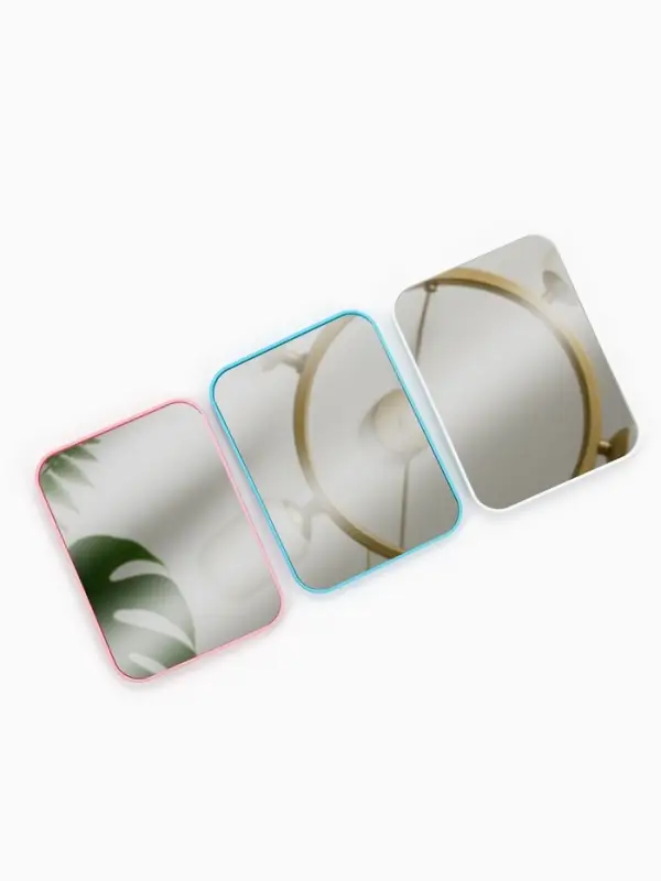 Зеркало настольное, прямоугольное, 11.5&times;15.5&times;1.2 см, МИКС