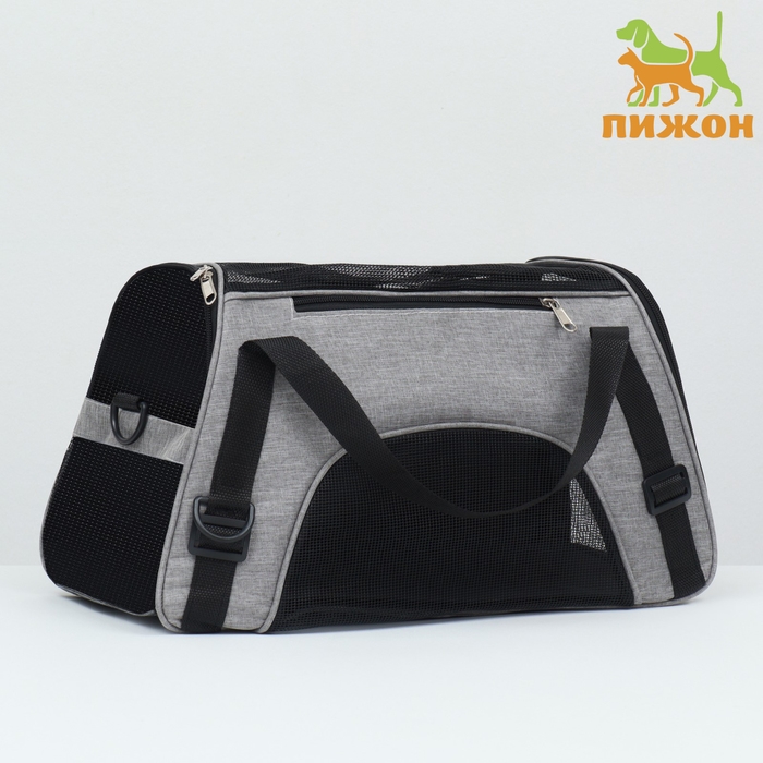 Сумка-переноска сетчатая, 42 х 21 х28 см, серая Сумка-переноска сетчатая, 42 х 21 х28 см, серая
