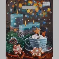 Пакет &laquo;Свечи&raquo; полиэтиленовый с вырубной ручкой, 30&times;40 см, 35 мкм