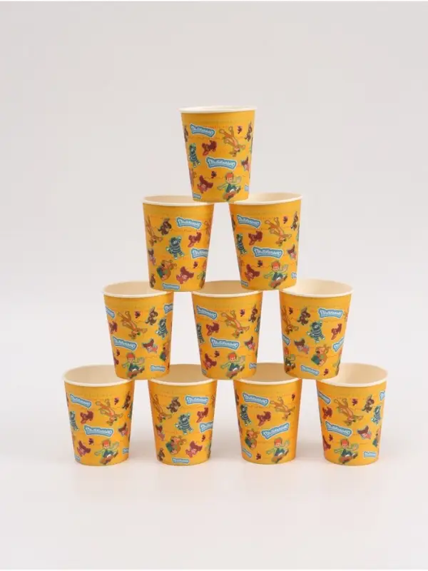 Стакан одноразовый «Простоквашино» 250 мл, набор 10 шт, Союзмультфильм Стакан одноразовый «Простоквашино» 250 мл, набор 10 шт, Союзмультфильм