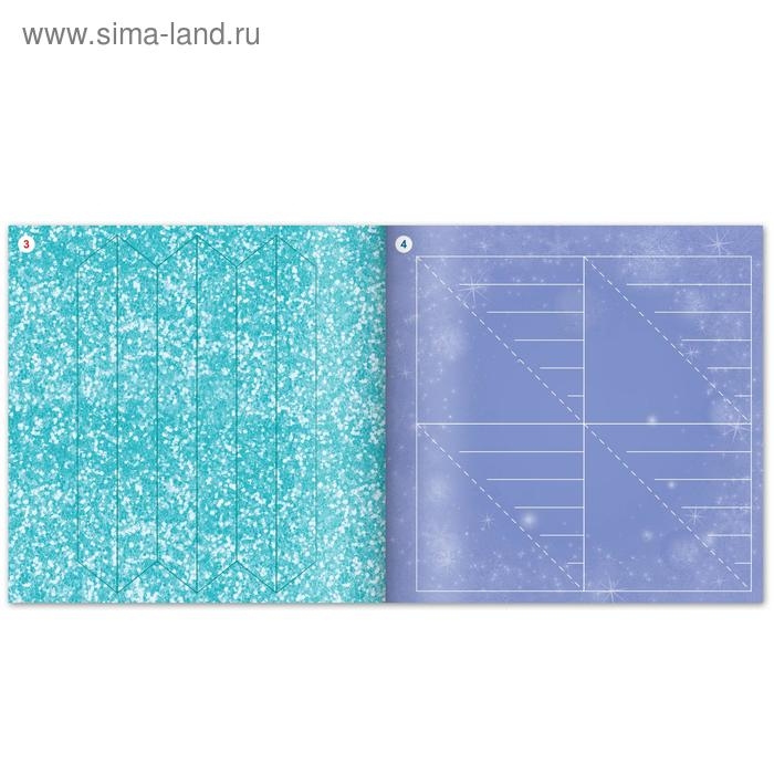 Аппликации набор &laquo;Объёмные снежинки&raquo;, 3 шт. по 20 стр.