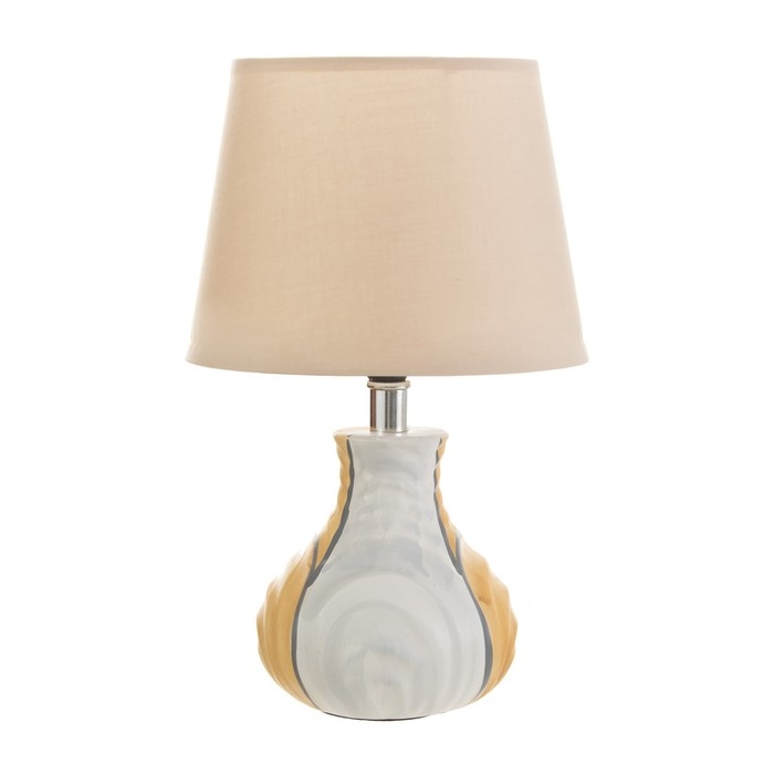 Настольная лампа Настольная лампа "Аарон" Е14 40Вт серый 22х22х36 см RISALUX