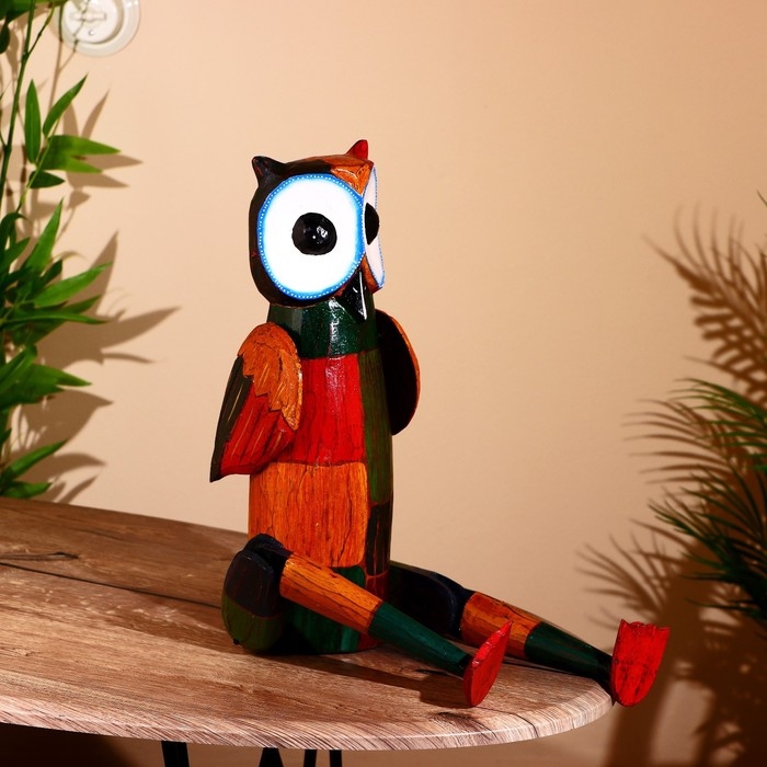 Сувенир "Сова" висячие лапки, дерево 60 см