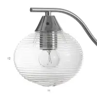 Люстра BayerLux &laquo;Харми&raquo;, 3хE27, 40 Вт, серебристая, 58&times;58&times;41 см