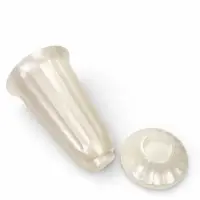 Ваза для цветов, 17 л, d=29 см, h=52 см, пластиковая, белая