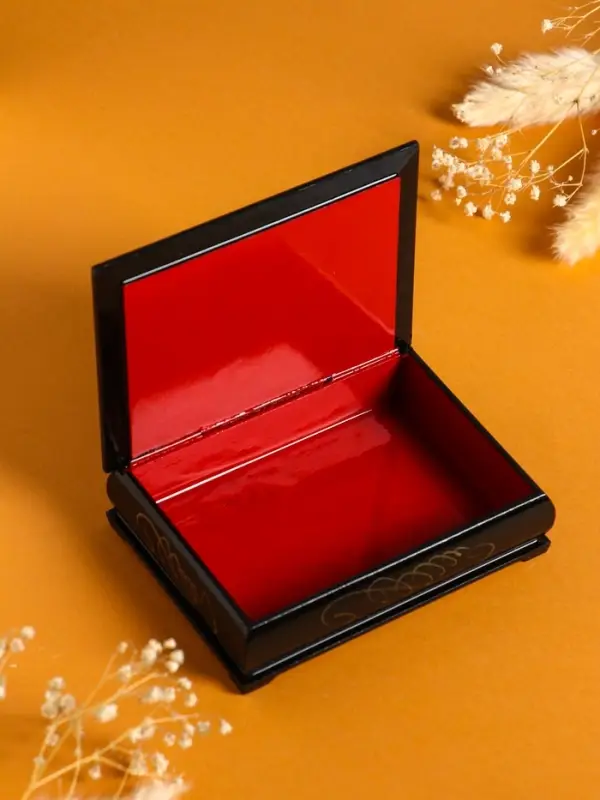 Шкатулка «Три коня», 10×14 см, лаковая миниатюра