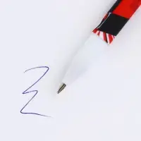 Ручка пластик с колпачком шариковая «Russian», синяя паста, 0.7 мм