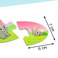 Пазл DUO &laquo;Мама и малыш&raquo;, изучаем цвета, 24 крупные детали