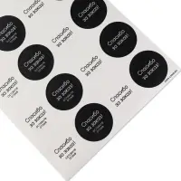 Наклейки для бизнеса &laquo;Спасибо&raquo;, 40 шт, 4 х 4 см