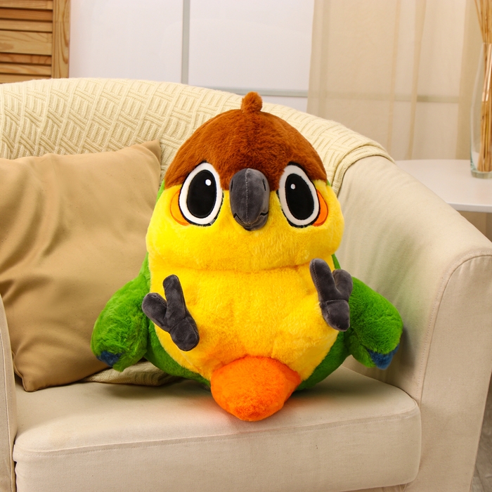 Мягкая игрушка «Попугай», 50 см, в положении сидя