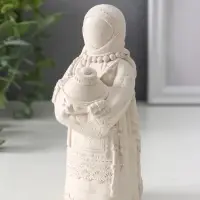 Фигурка - оберег &laquo;Берегиня Дуняша&raquo;, гипс, 13&times;6&times;6 см, натуральный