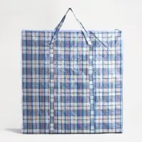 Сумка хозяйственная на молнии, 47 л, 60&times;13&times;60 см, синяя