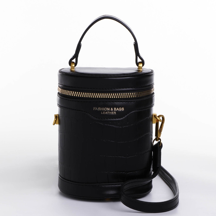 Кросс-боди на молнии, цвет чёрный Кросс-боди на молнии, цвет чёрный