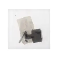 Ручка-кнопка CAPPIO PK104, d=25 мм, пластик, цвет черный, 8 шт.