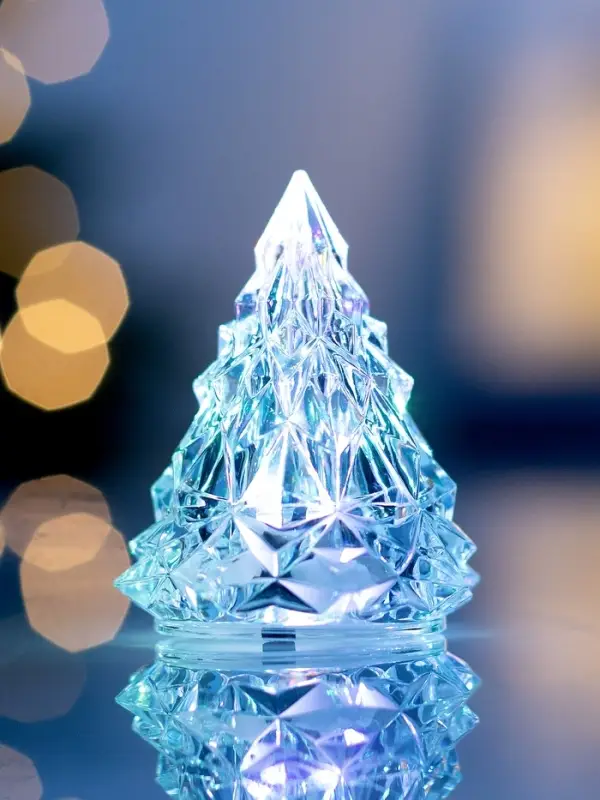 Световая фигура "Елочка", 6.5x5 см, 1 LED, AG41x3, RGB