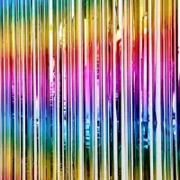 Фотозона-Занавес "Дождик" радужный, градиент, 100*200 см.