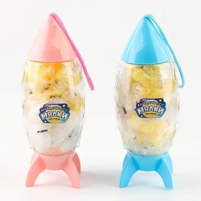 Антистресс сквиш мялка «Ракета», в банке, МИКС Антистресс сквиш мялка «Ракета», в банке, МИКС