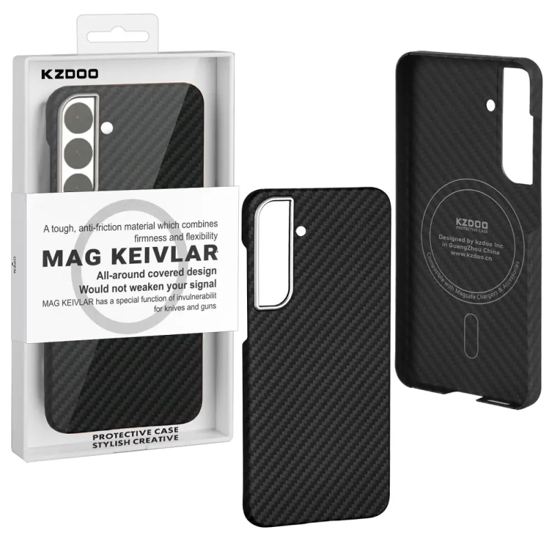 Чехол SAM S24 Plus Kevlar MagSafe Black K-DOO Чехол SAM S24 Plus Kevlar MagSafe Black K-DOO
