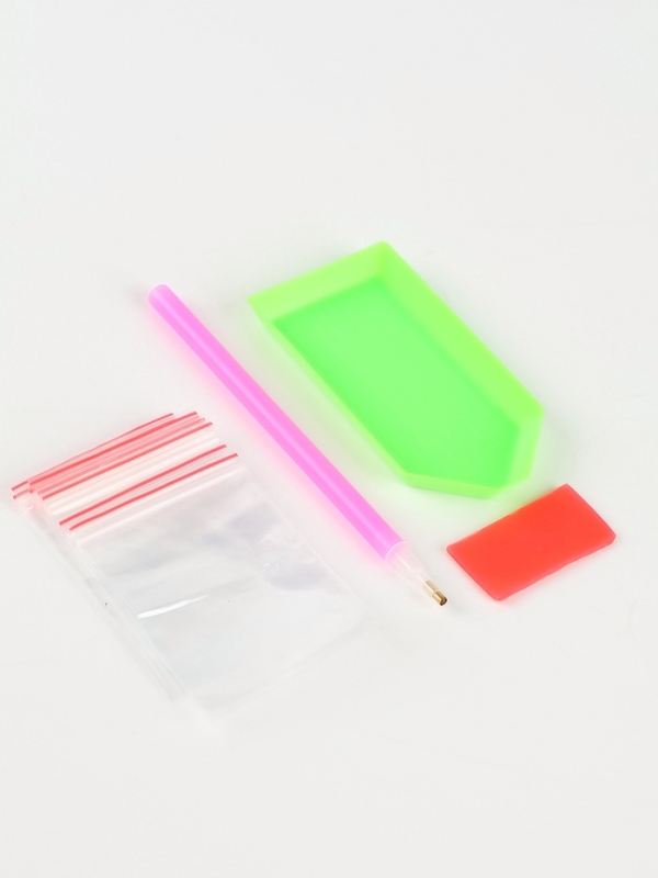 Алмазная мозаика по фото с полным заполнением «Gray», на холсте с подрамником, 30 х 40 см