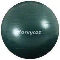 Фитбол ONLYTOP, d=65 см, 900 г, антивзрыв, зелёный
