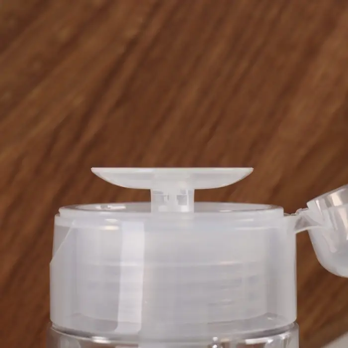 Флакон с помпой, 120 мл, белый, прозрачный