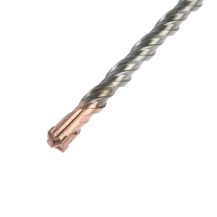 Бур по бетону ТУНДРА, крестовый наконечник, двойная спираль, SDS-plus, 10&times;310 мм