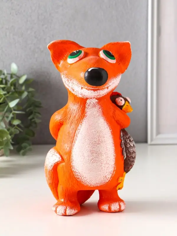 Копилка для денег «Хитрый лис», гипс, 25×13.5×13.5 см Копилка для денег «Хитрый лис», гипс, 25×13.5×13.5 см