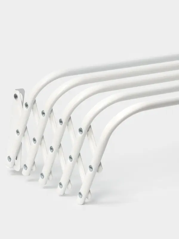 Сушилка для белья настенная, 60 см, белая