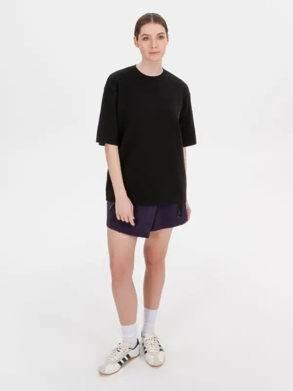 Джемпер с коротким рукавом Siluetti Volumica, черный, размер XS/S Джемпер с коротким рукавом Siluetti Volumica, черный, размер XS/S