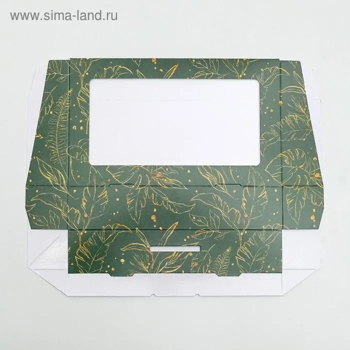 Кондитерская упаковка, коробка с ламинацией &laquo;Nature&raquo;, 20 х 12 х 4 см