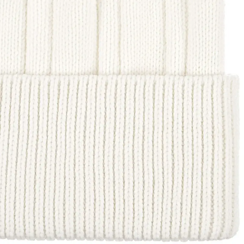 Шапка Knit Beat, белая (молочная)