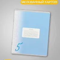 Тетради 10 штук, 24 листа в клетку Calligrata &laquo;Пятёрка&raquo;, обложка мелованный картон, ВД-лак, блок офсет, 5 видов по 2 штуки