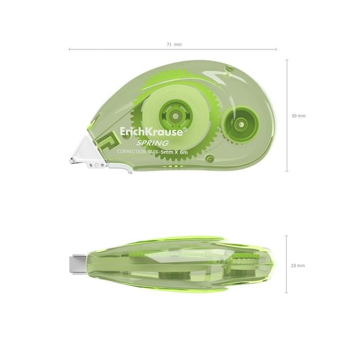 Корректирующая лента 5 мм х 6 м, ErichKrause Spring, европодвес, микс Корректирующая лента 5 мм х 6 м, ErichKrause Spring, европодвес, микс