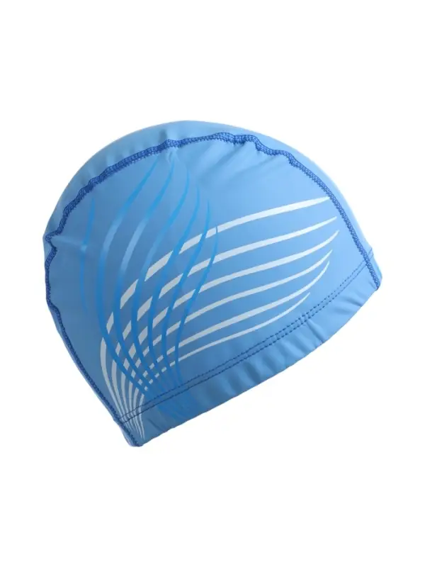 Шапочка для плавания взрослая ONLYTOP, тканевая, обхват 54-60 см, МИКС