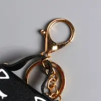 Брелок кожзам с карабином, с кистью "Сумочка. Котик" чёрный 5х2,5х6 см Брелок кожзам с карабином, с кистью "Сумочка. Котик" чёрный 5х2,5х6 см