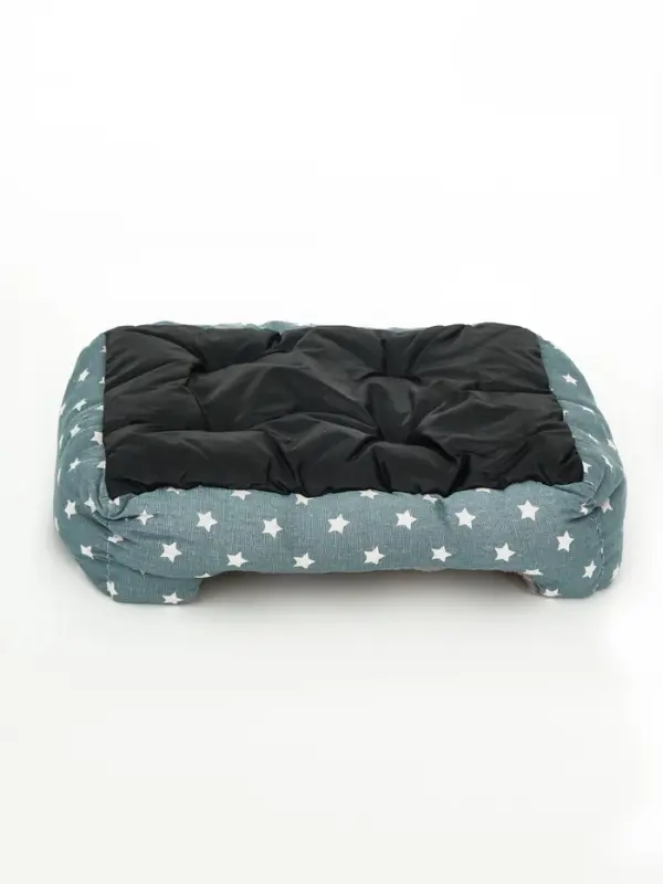 Лежанка для животных &laquo;Звезды&raquo;, 40&times;32&times;12 см, серая