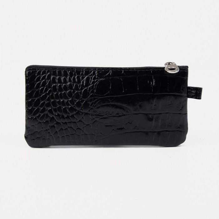 Ключница на молнии, длина 13, 5 см, кольцо, цвет чёрный Ключница на молнии, длина 13, 5 см, кольцо, цвет чёрный