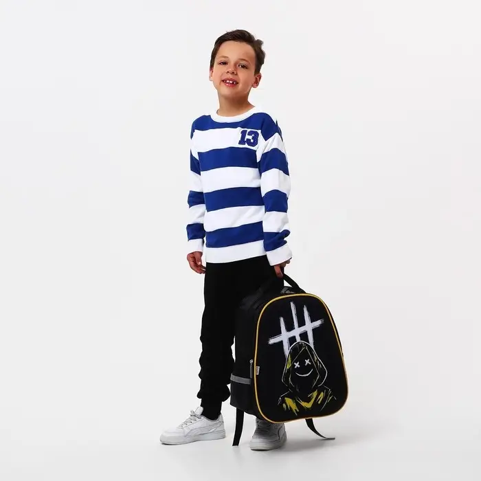 Рюкзак школьный, каркасный, 39&times;30&times;14 см &laquo;Загадочный&raquo;