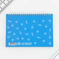 Скетчбук А5, 80 листов твердая обложка &laquo;Кот&raquo;.