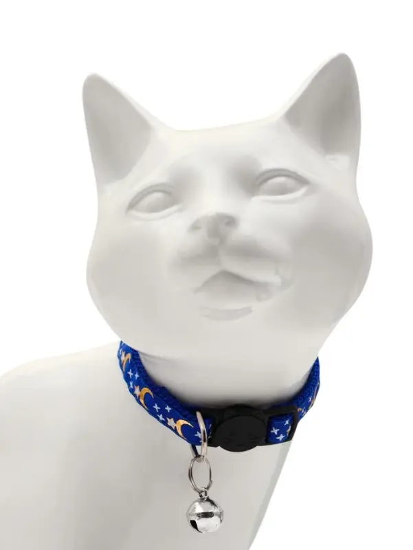 Набор ошейников для кошек &laquo;Пижон. Ночь&raquo;, 19-32&times;1 см, 2 шт.