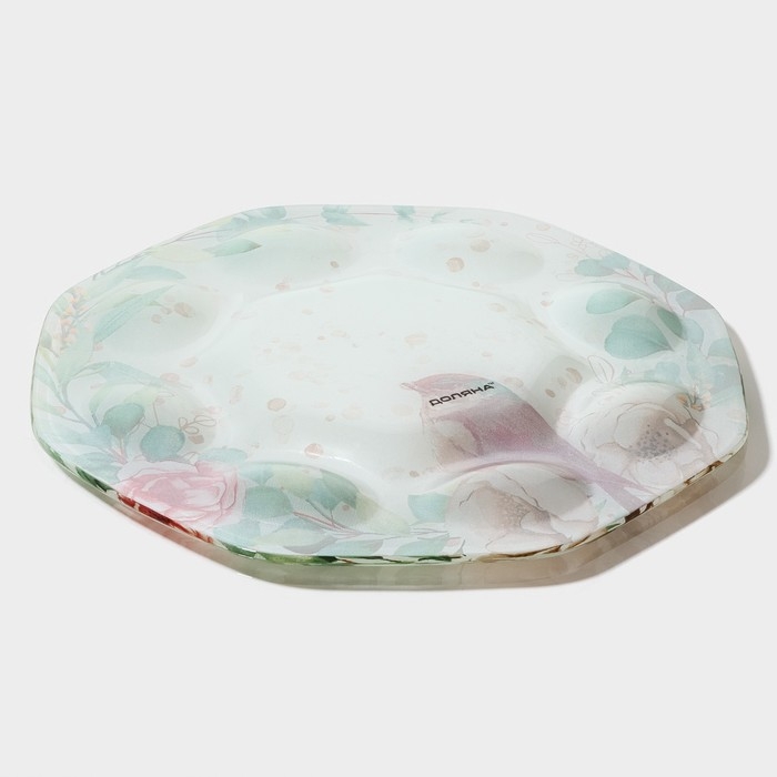 Подставка стеклянная для яиц Доляна «Птичка», 8 ячеек, 22×22 см Подставка стеклянная для яиц Доляна «Птичка», 8 ячеек, 22×22 см