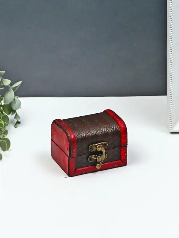 Шкатулка для украшений &laquo;Сундучок. Плетёнка &raquo;, дерево, 6&times;5&times;8 см