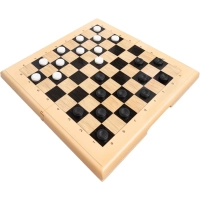 Настольная игра Шашки-Шахматы-Нарды (бол, беж),   03893