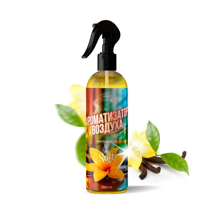 Ароматизатор воздуха Soft "Antitobacco/Антитабак" (триггер) 350 мл. Clean&Green CG8471