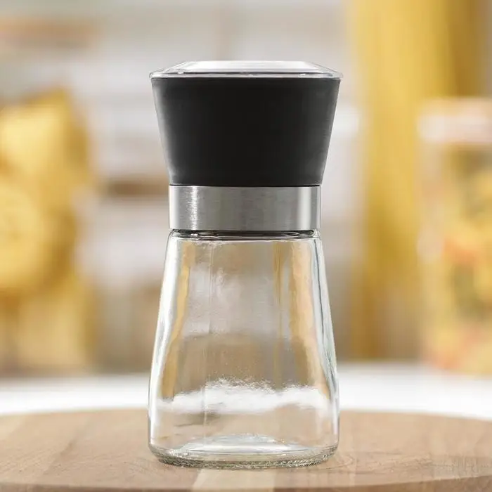 Мельница для специй Доляна «Модерн», 180 мл, 6,5×13 см, цвет чёрный