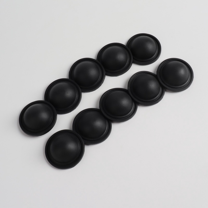 Ножки для чемодана круглые d4*1,5см (наб 10шт цена за наб) пластик чёрный Ножки для чемодана круглые d4*1,5см (наб 10шт цена за наб) пластик чёрный