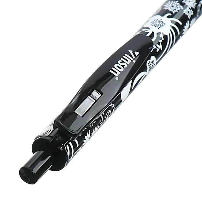 Ручка шариковая автоматическая 0.7 мм, Vinson, синяя масляная, резиновый держатель Ручка шариковая автоматическая 0.7 мм, Vinson, синяя масляная, резиновый держатель